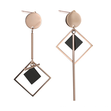 earring-164 xuping Pendientes de gota con diseño de patrón geométrico especial para mujeres simples
